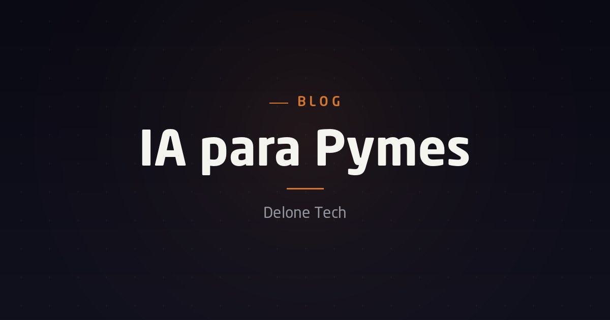 Inteligencia artificial para pymes: guía práctica sin humo
