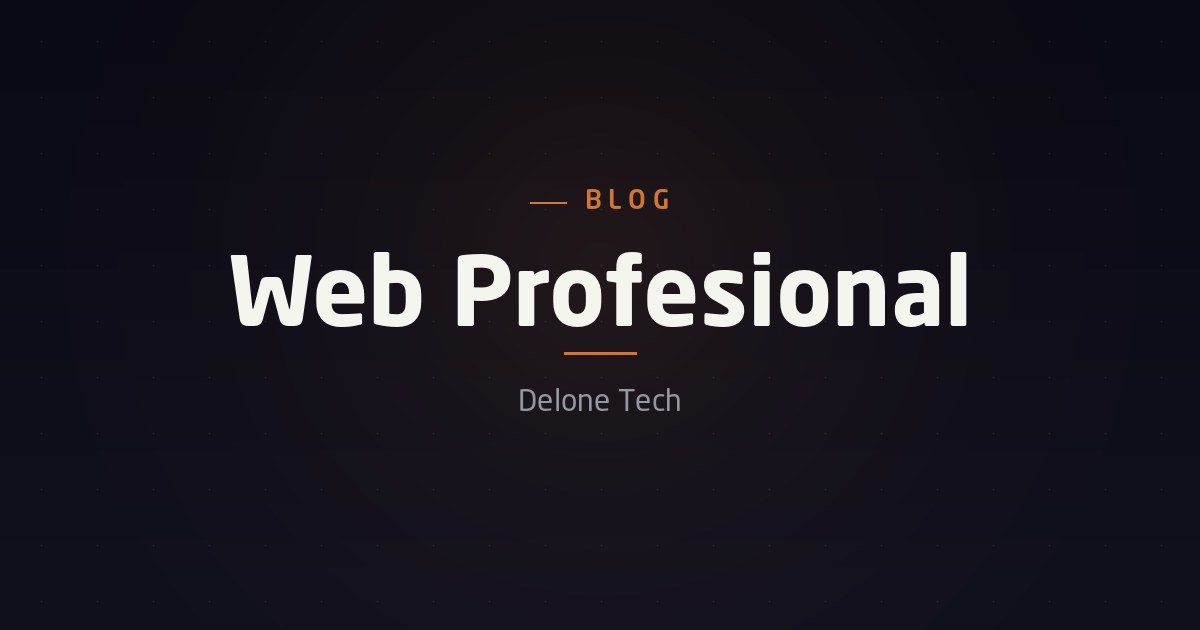 Por qué tu negocio necesita una web profesional en 2026