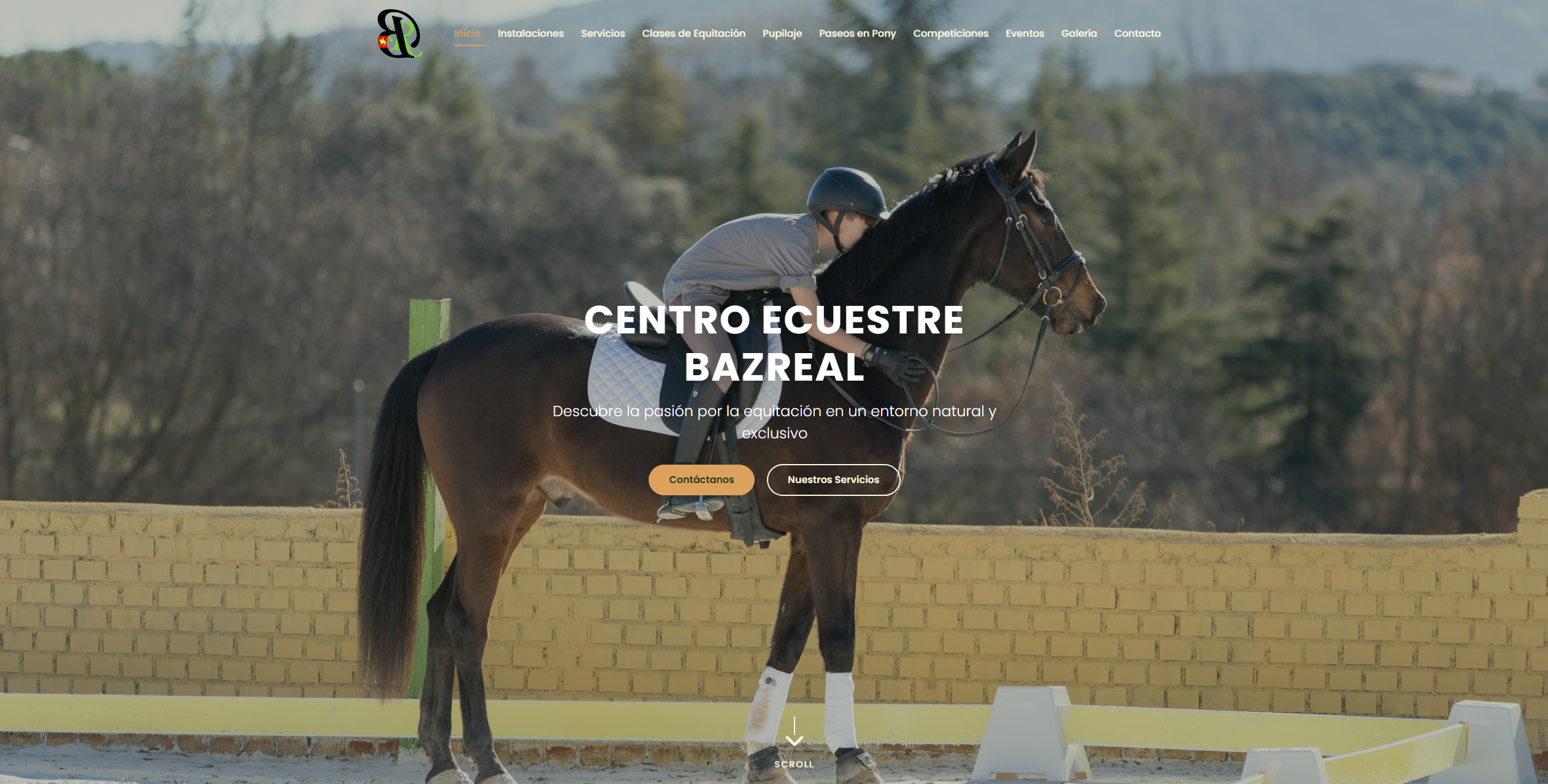 Bazreal: la web que pone en el mapa a una hípica de referencia en la Sierra de Madrid